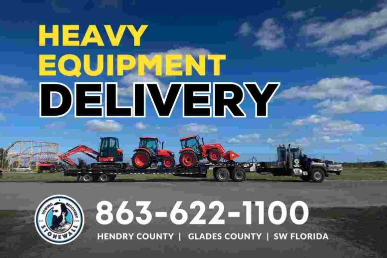 heavy equipment hauling