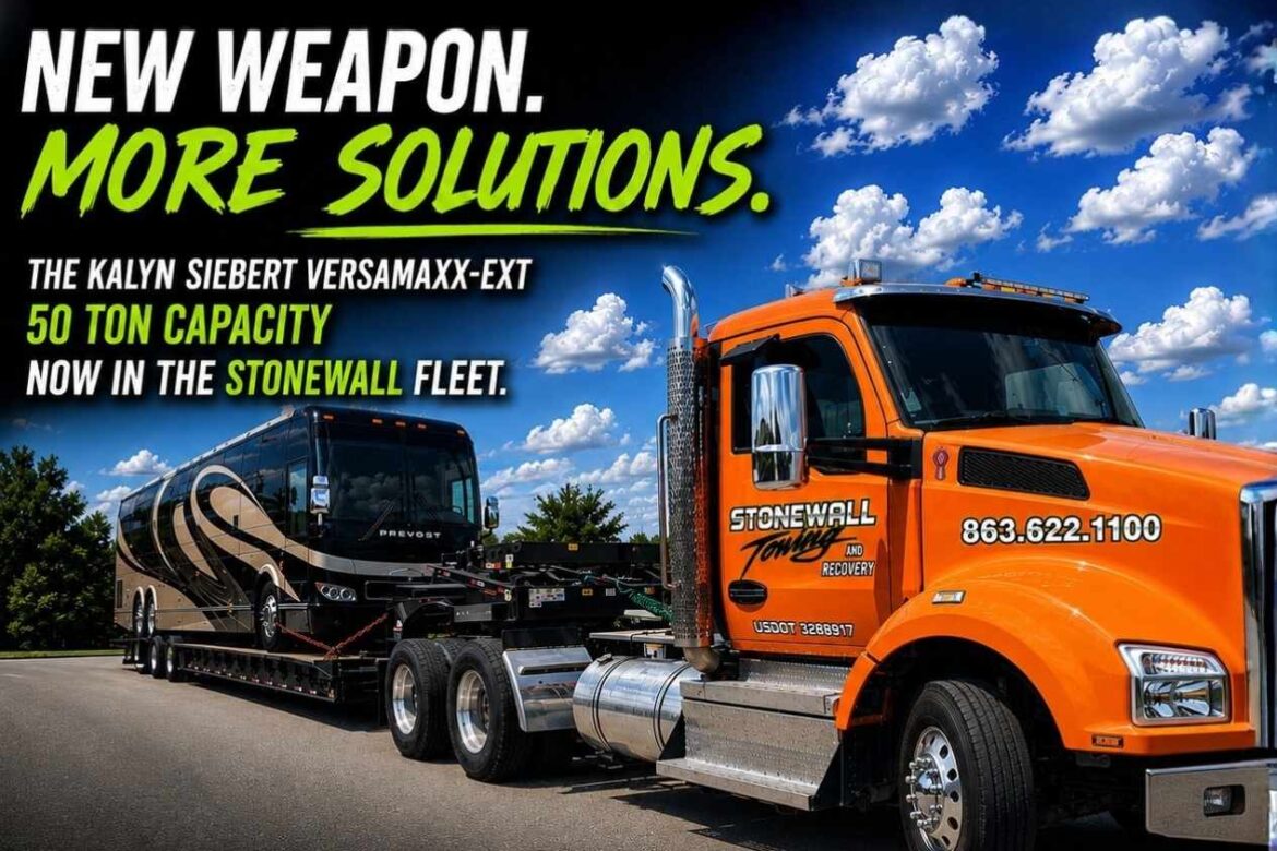 heavy equipment motorcoach transport